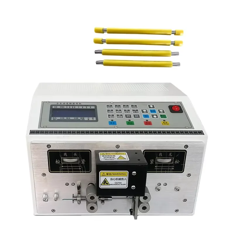 

DG Automatic Cable Manufacturing Equipment 0.1 - 4 Sqmm Wire Cable Peeling Machine Wire Cutting Stripping Machine