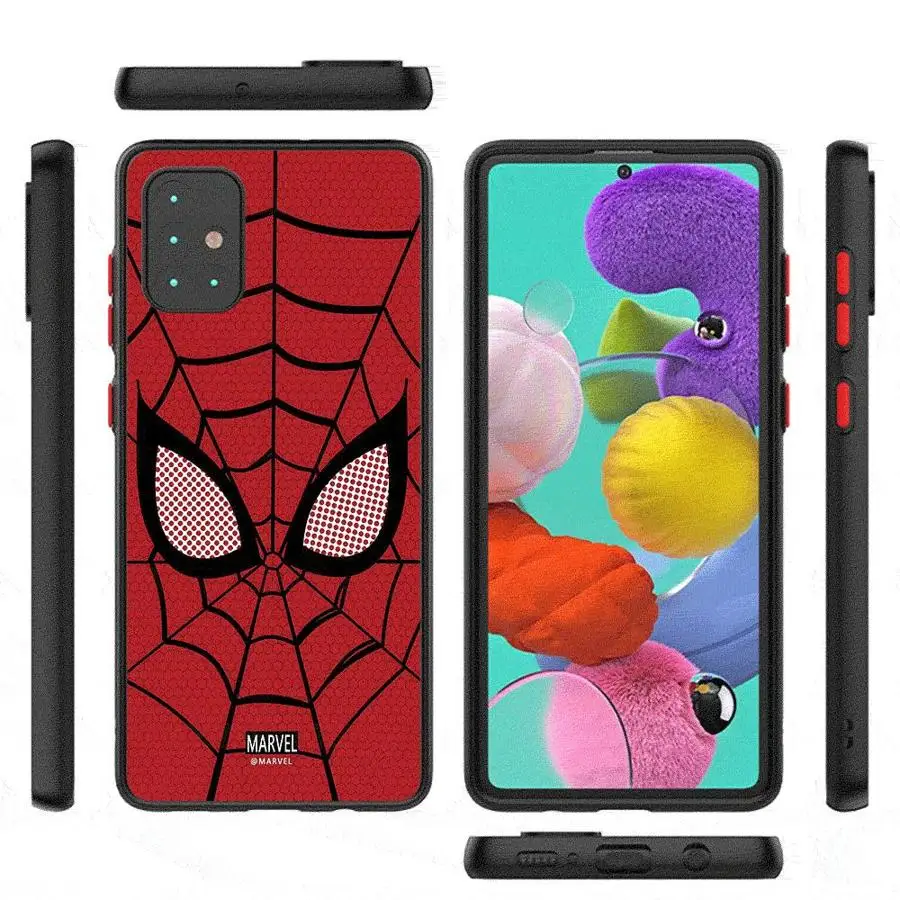 Marvel Sipider Man Cover Phone Case for Samsung Galaxy Note 20 Ultra Note 10 Plus 8 9 S10 S9 S8 Matte Soft