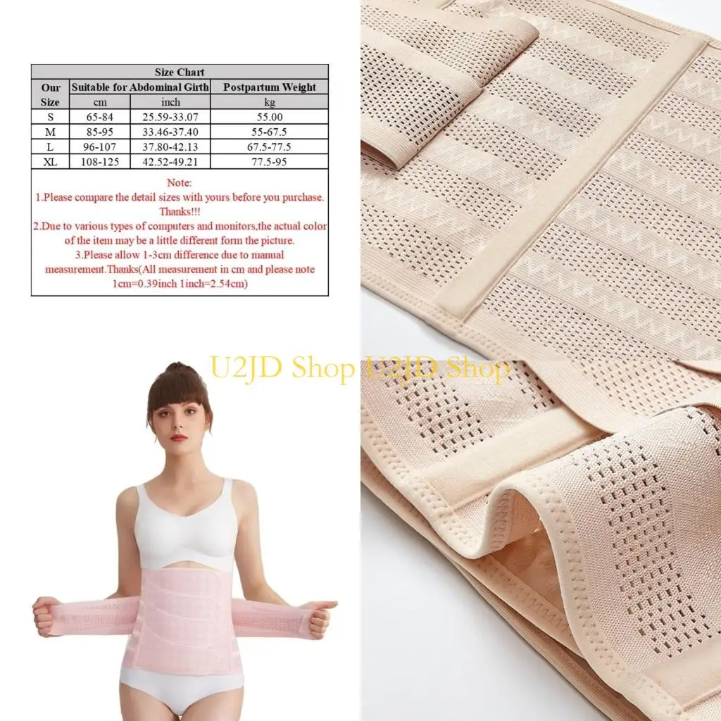 

U2JD Postpartum Belly Band,C-Section Belly Binder,Abdominal Binder Waist Trainer