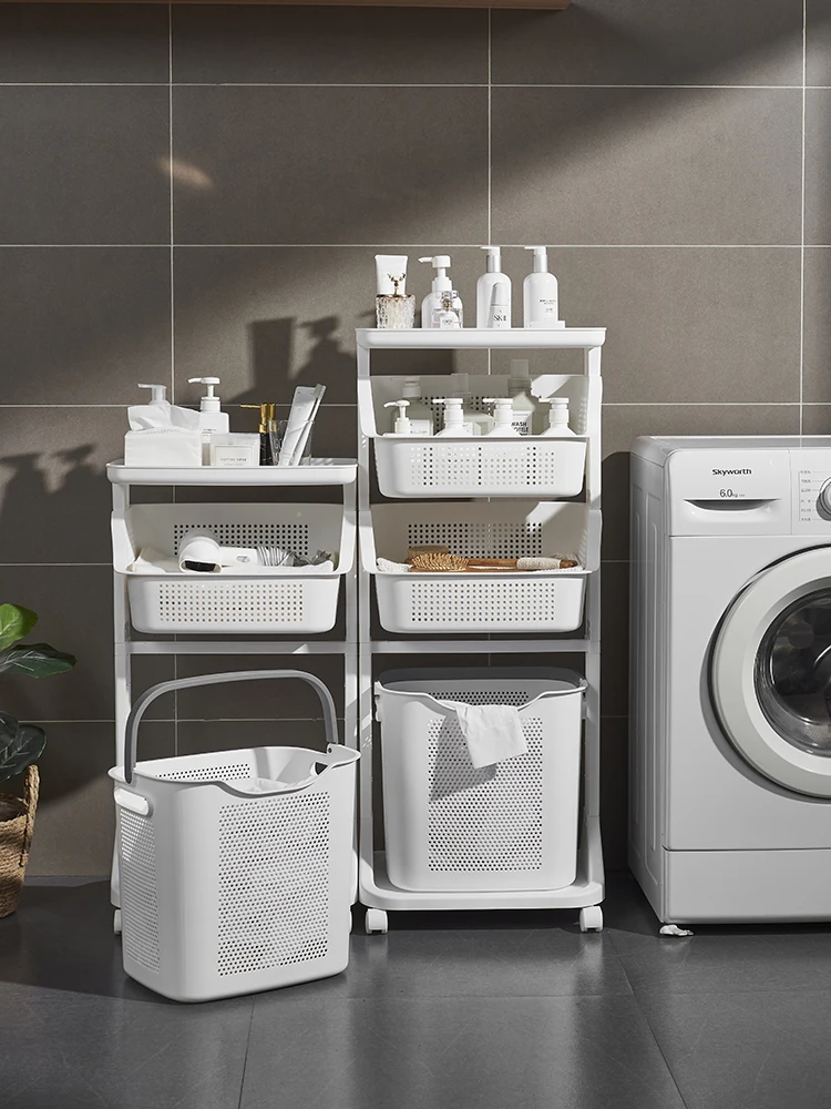 

Large Size Laundry Hamper Storage Basket Batoom Multi-layer Dir Clothes Organizer Japanese Sle Home Storage Basket