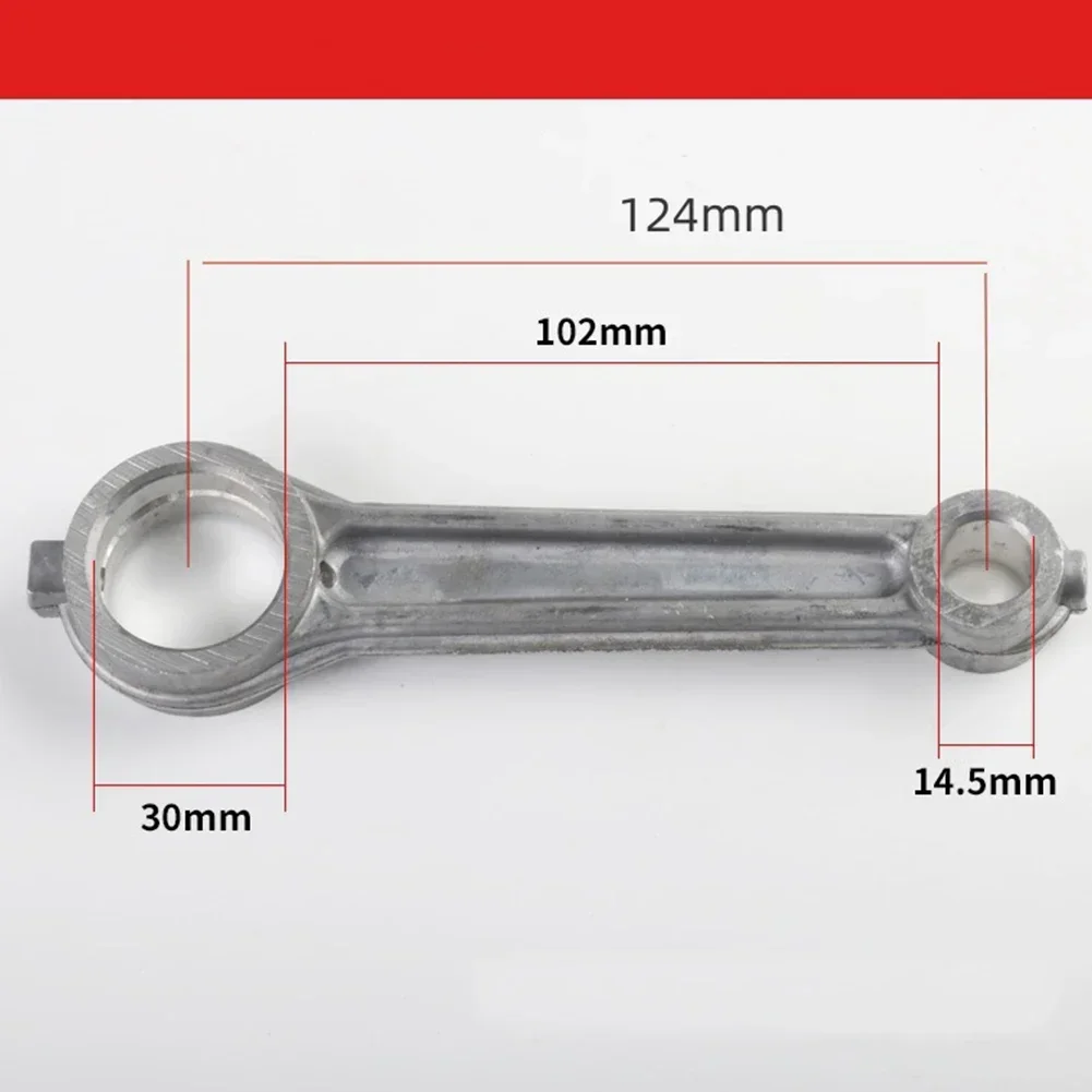 Air Compressor Parts Compressor Connecting Rod 14.5x30x102mm Center Hole Distance 124mm For Air Compressor Maintenance