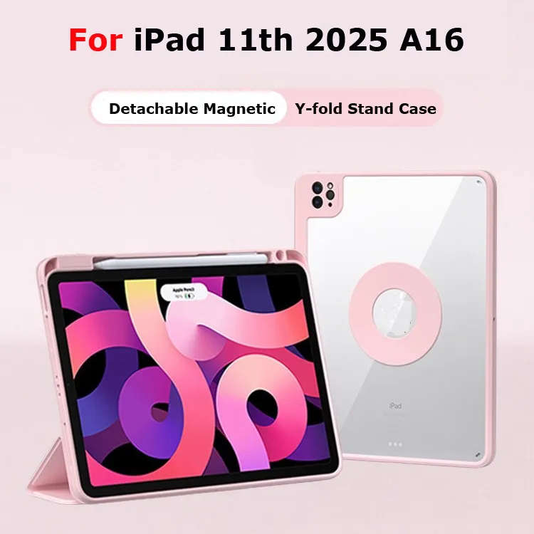 

Для iPad 11 2025 A16 10,2 5 6 7 8 9 10-го поколения Air1 2 3 4 5 10,9 Pro 12,9 Air 11 13 Чехол 360 ° Вращающийся магнитный чехол для планшета