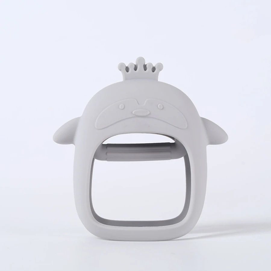 1/2 Piezas de Mordedores de Silicona para Bebés, Juego de Mordedores con Forma de Manos, Adecuado para la Dentición