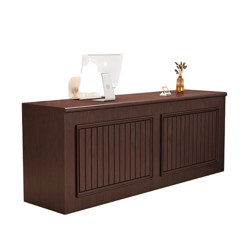 Cashier Chinese antique retro bar reception desk women's clothing store cabinet