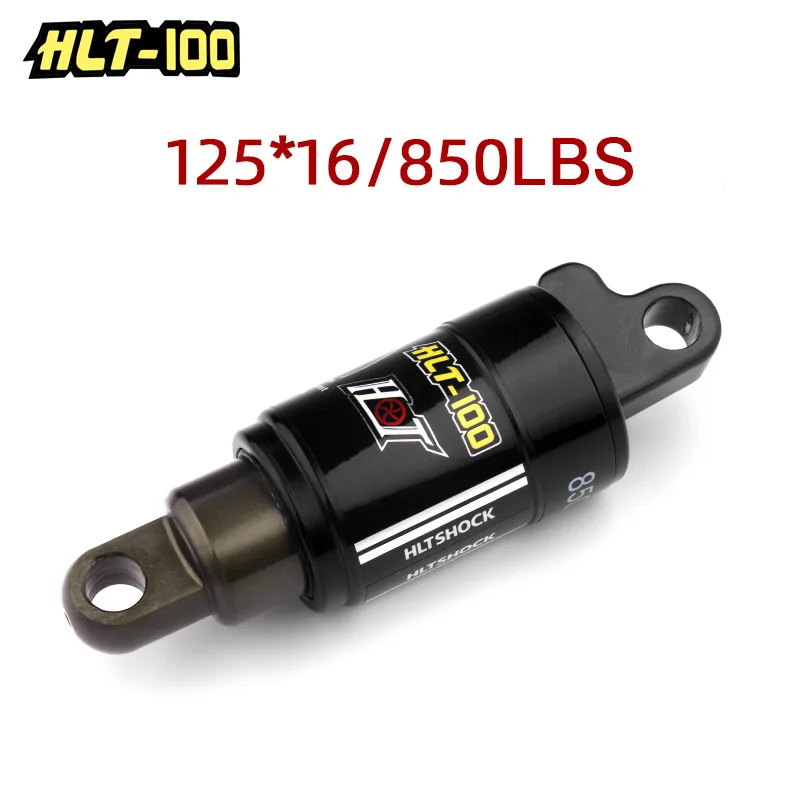 HLT-100 MTB Rear Shock Absorber 125/150/165/185mm 750/850/1000LBS Scooter E-bike Mountain Bike Hydraulic Spring Shock Absorbers