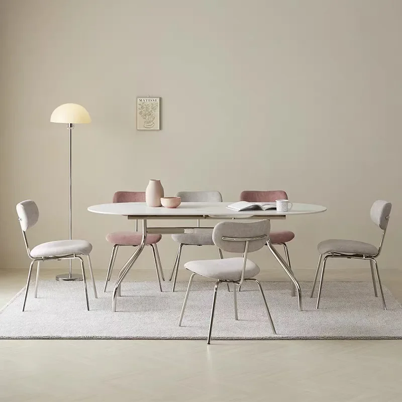 Nordic restaurant home dining chair back designer chair simple lounge chair dining table modern negotiation stool
