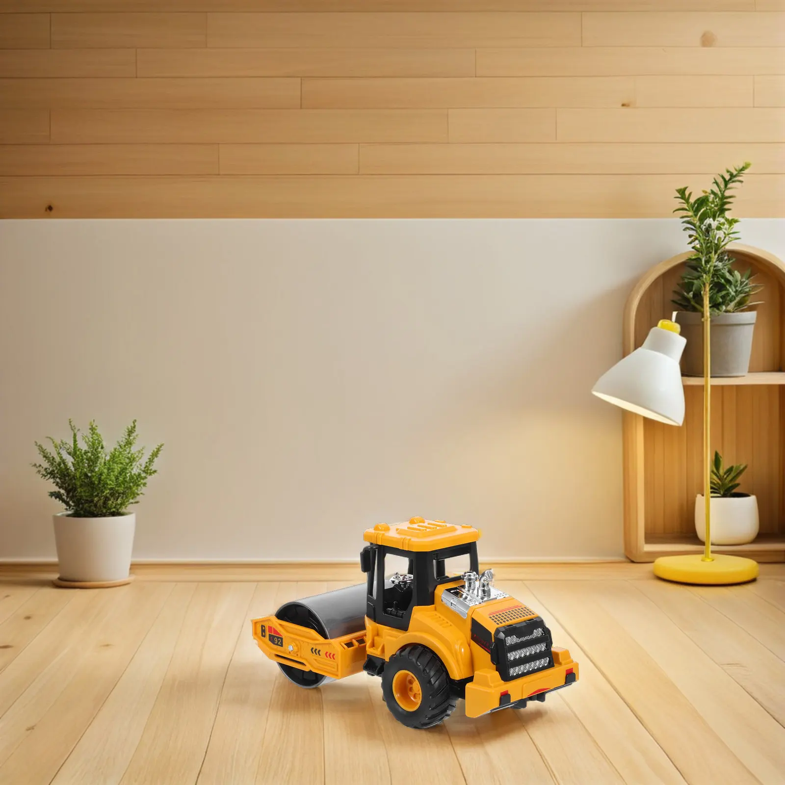 Engineering Vehicle Construction Excavator Bulldozer Inertia Drive Realistic Design Indoor Outdoor Sand