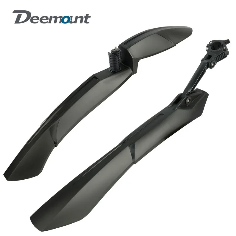 Deemount Bicycle Mudguard MTB 24 26 27.5 29 inch Mud Wings Front/Rear Wheel Fenders Handy Mount Extra Length Width Deep Groove