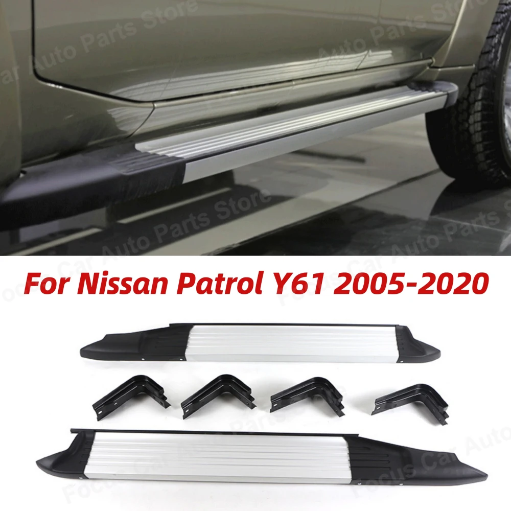 

Auto Parts Running Board Fits For Nissan Patrol Y61 2005-2020 Side Steps Two Door Model