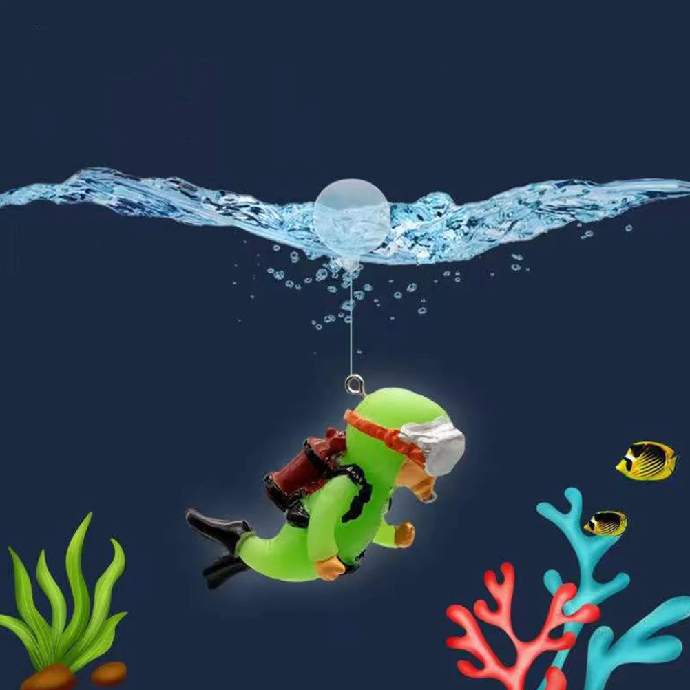 

2Pcs Unique Floating Diver Ornaments for Fish Tanks Add Personality to Your Aquarium Decor Diver Decorations Aquarium Ornament