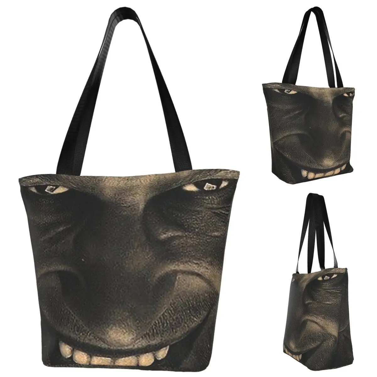 Aphex Twin, productor de artista musical electrónico, bolso de compras, bolso de lona de gran capacidad, bolsos de hombro, bolso de compras para mujer