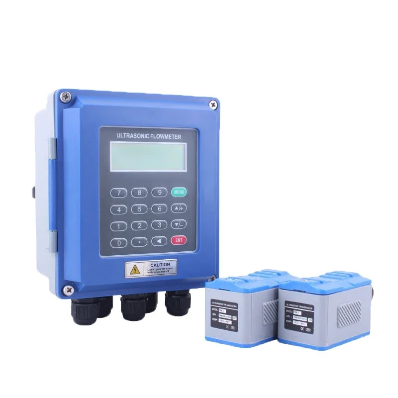 Best Price Portable Convenient Ultrasonic Water Flowmeters Seawater Uniform Liquid Wall Mounted Type Ultrasonic Flowmeter