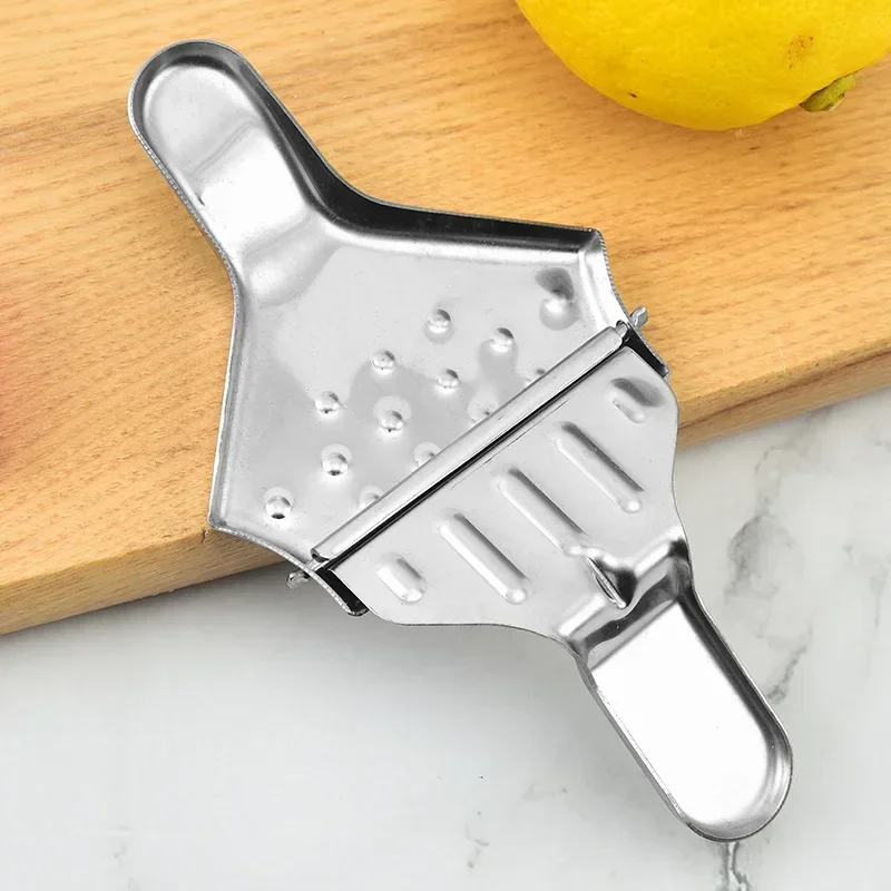 Stainless Steel Lemon Tongs Fruit Juice Squeezer Portable Juicer Orange Citrus Presser Grape Clip Home Kitchen Accessories