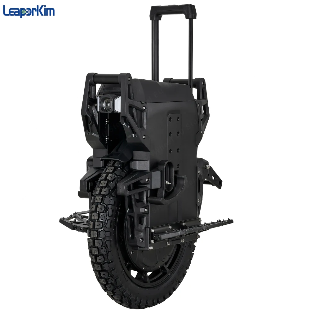 Neuestes LeaperKim Veteran Lynx S 151,2V 2700Wh Akku Smart BMS 3800W Motor Elektrisches Einrad 2,75-14 Schlauchlos 90mm Federweg – Detail 23