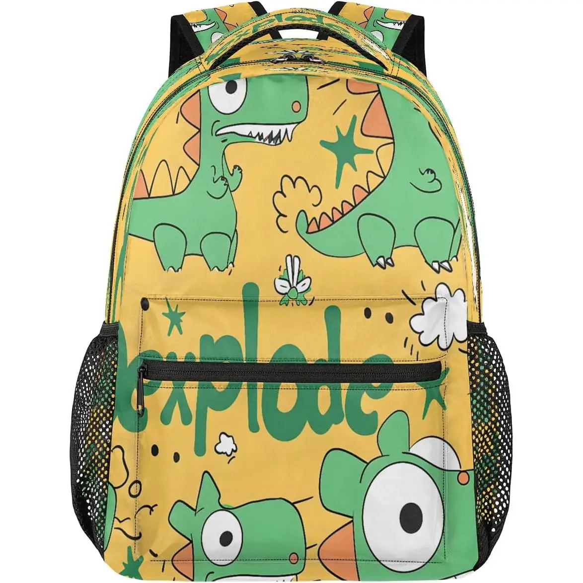 

Backpack Dinosaur Funny Word Cute Waterproof Lightweight Travel Back Pack Adjustable Casual Rucksack For Men Women Daypack Fits