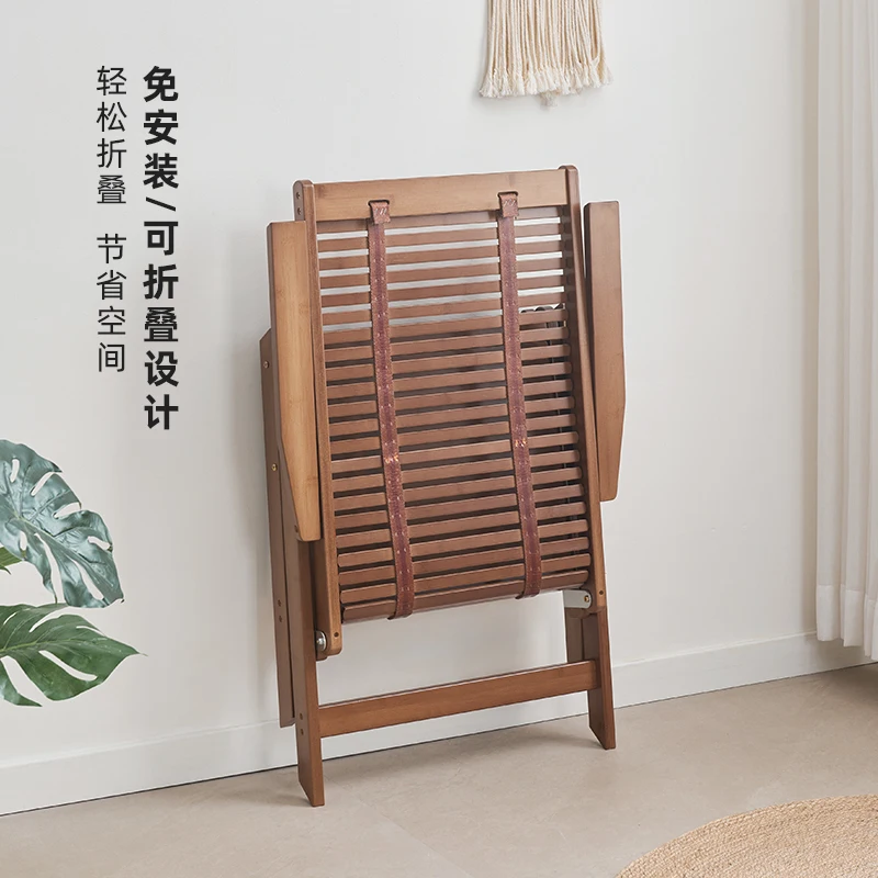 Składane krzesło wypoczynkowe, krzesło do drzemki i relaksu, krzesło wypoczynkowe do salonu.