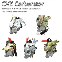 CVK Motorcycle Carburetor Carb Electric Choke For Cygnus-X Rs100 Gtr Rsz Bws Gp Srv150 Gy6 100 110 125 150cc Scooter Atv