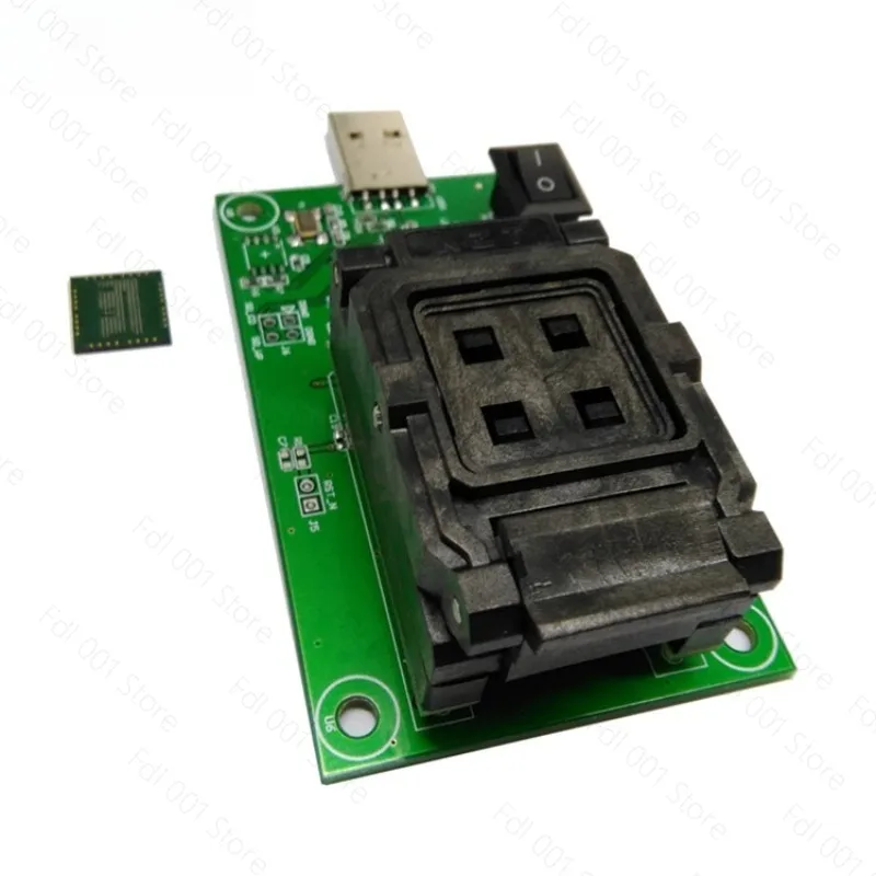 EMCP162186 flip shrapnel to USB test seat EMCP ic reader font programmer