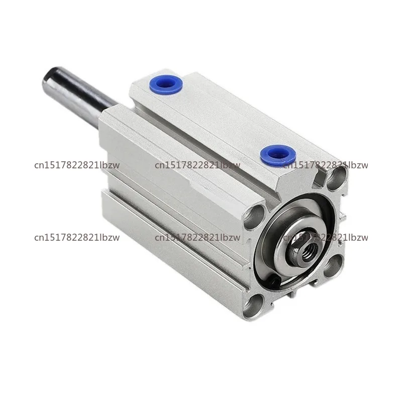 High Quality Compact Pneumatic Double Rod Cylinder Series 20-63mm, Dual Output with 10-50mm Stroke