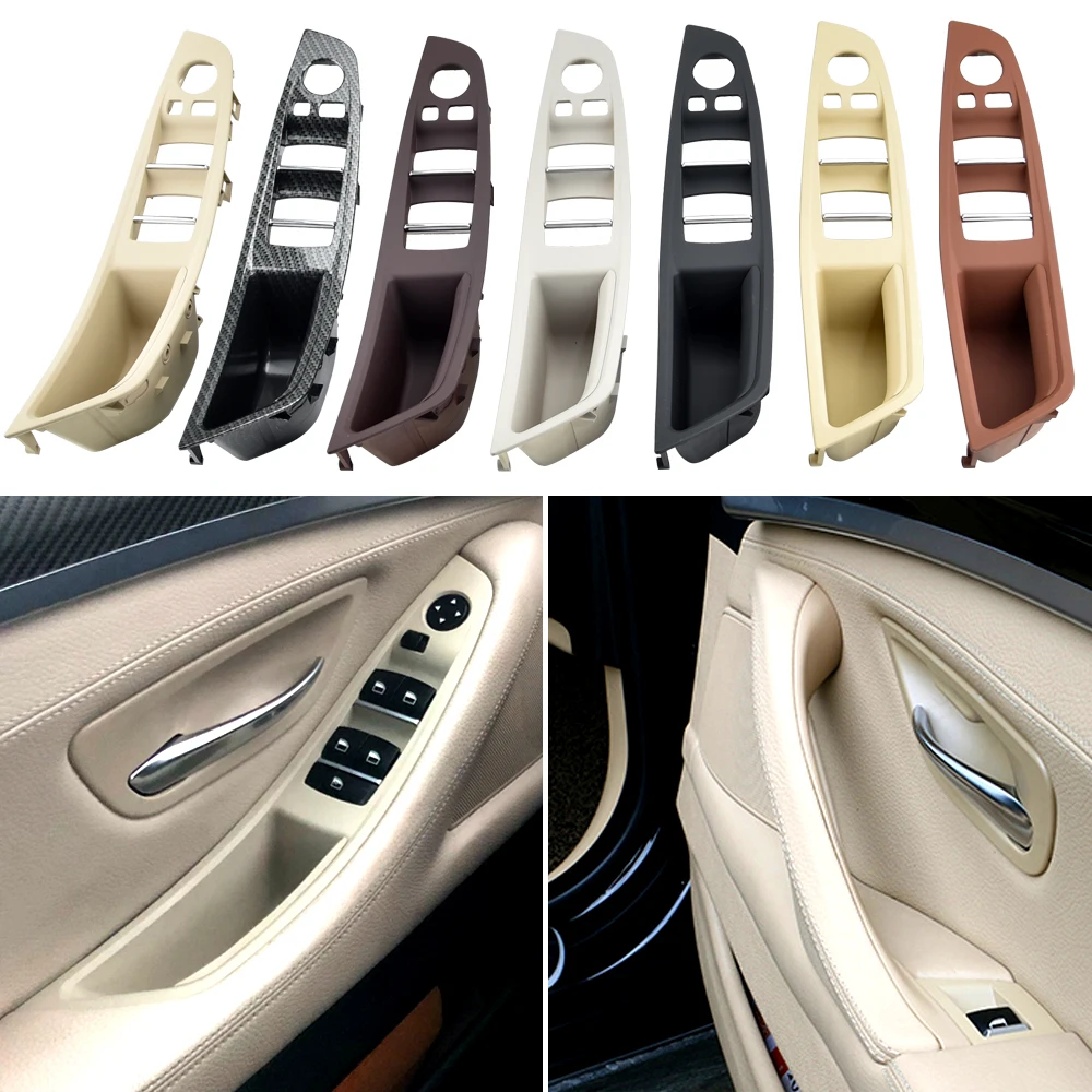 Quality Interior Front Door Armrest Panel Trim Pull Handle Set Replacement For BMW 5 Series F10 F11 F18 520i 523i 525i 528i 535i