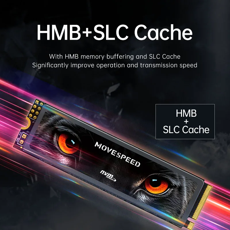 MOVESPEED 7450MB/s NVMe SSD 1TB 2TB 4TB M.2 2280