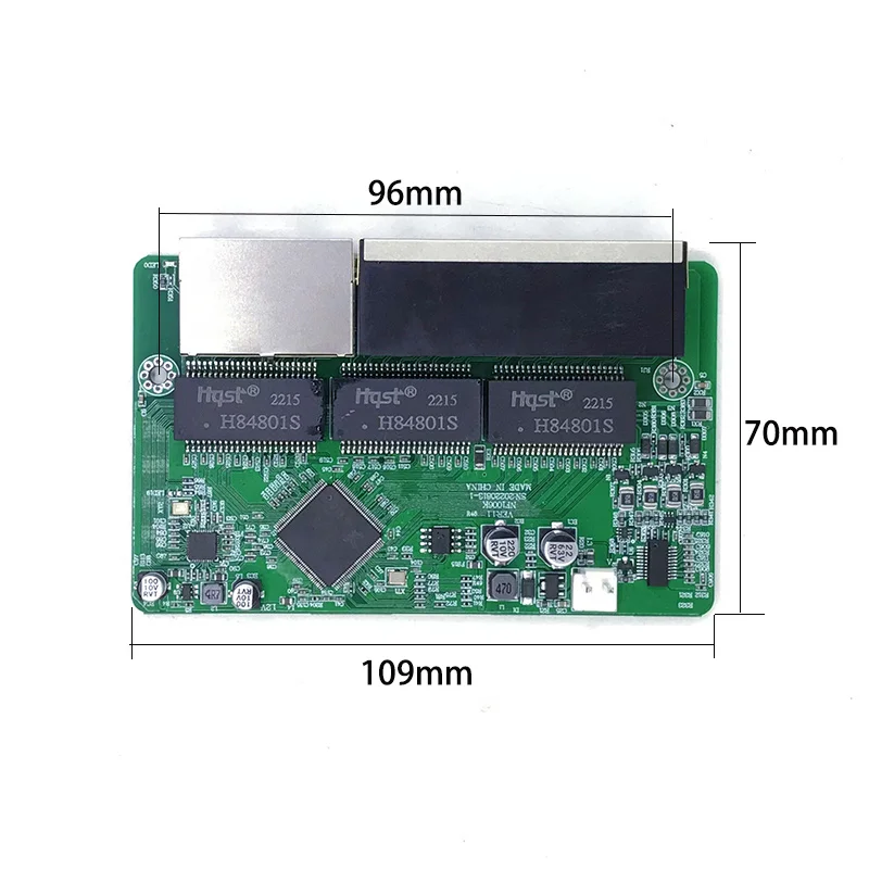 6 port mini poe Gigabit switch module 48V2A3A 96w-144w 4 port 10/100/1000M switch module PCBA Motherboard RJ45 POE  NVR CCTV