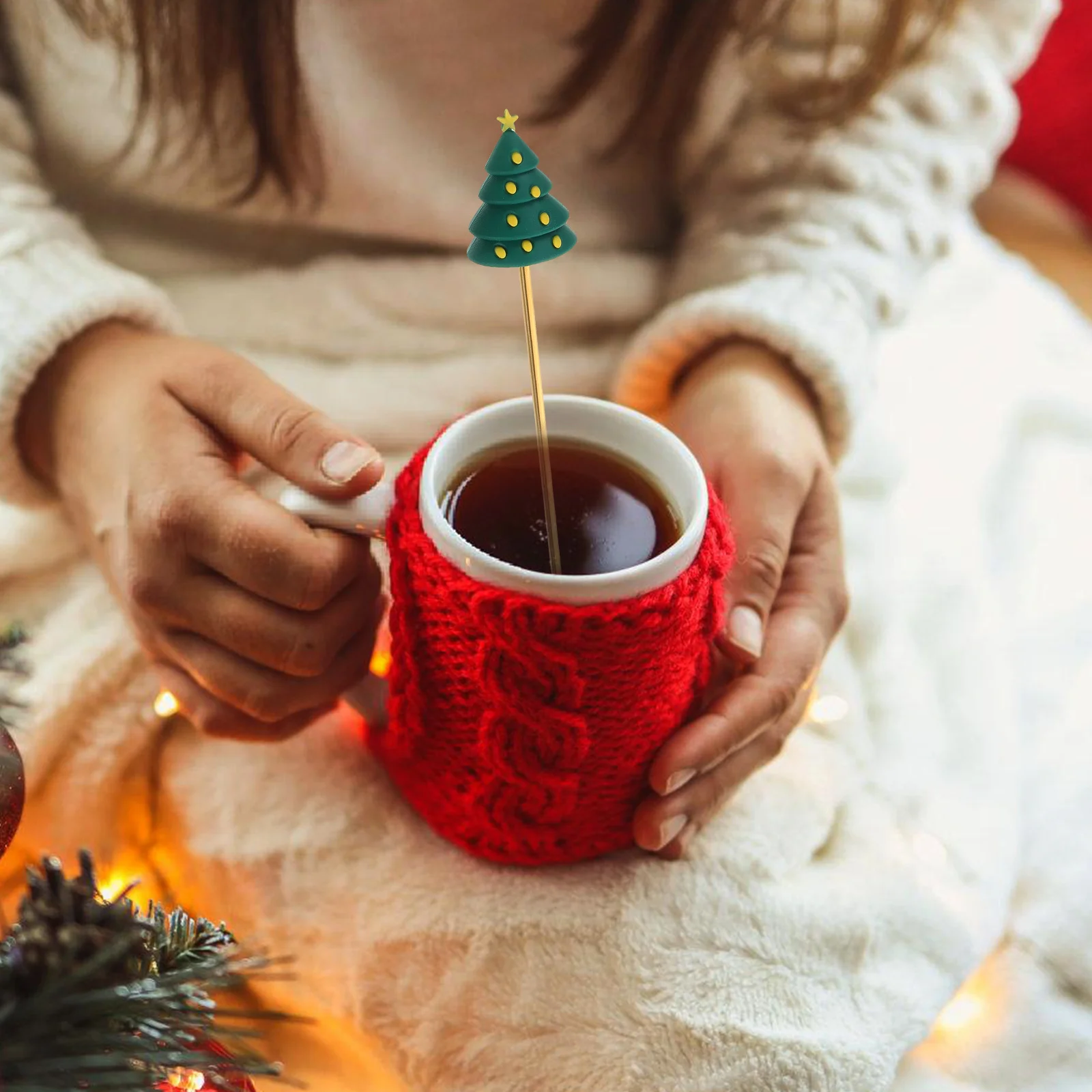 

Metal Cocktail Stirrer Swizzle Sticks Party Supplies Holiday Coffee Stirrers Beverage Stainless Steel Creative Cute Tableware