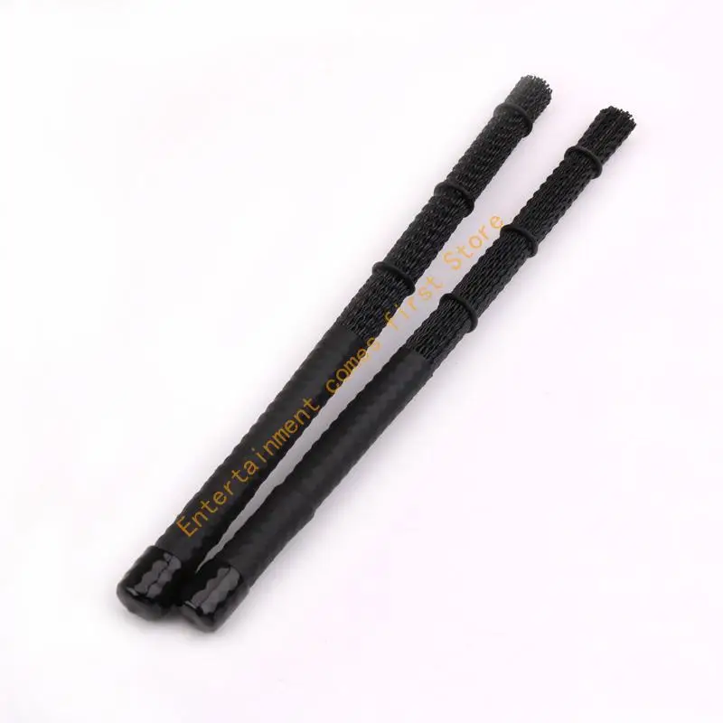 

2 Pieces Drum Brushes Sticks Nylon 370x19mm Cleaning Brushes White/Black 55KD