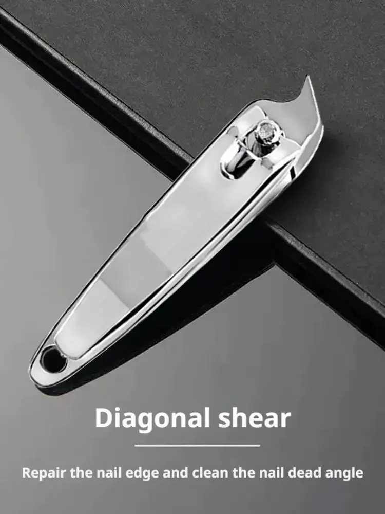 Coupe-cuticules en acier inoxydable, ciseaux de manucure et pédicure, outil de pince à ongles, deux tailles