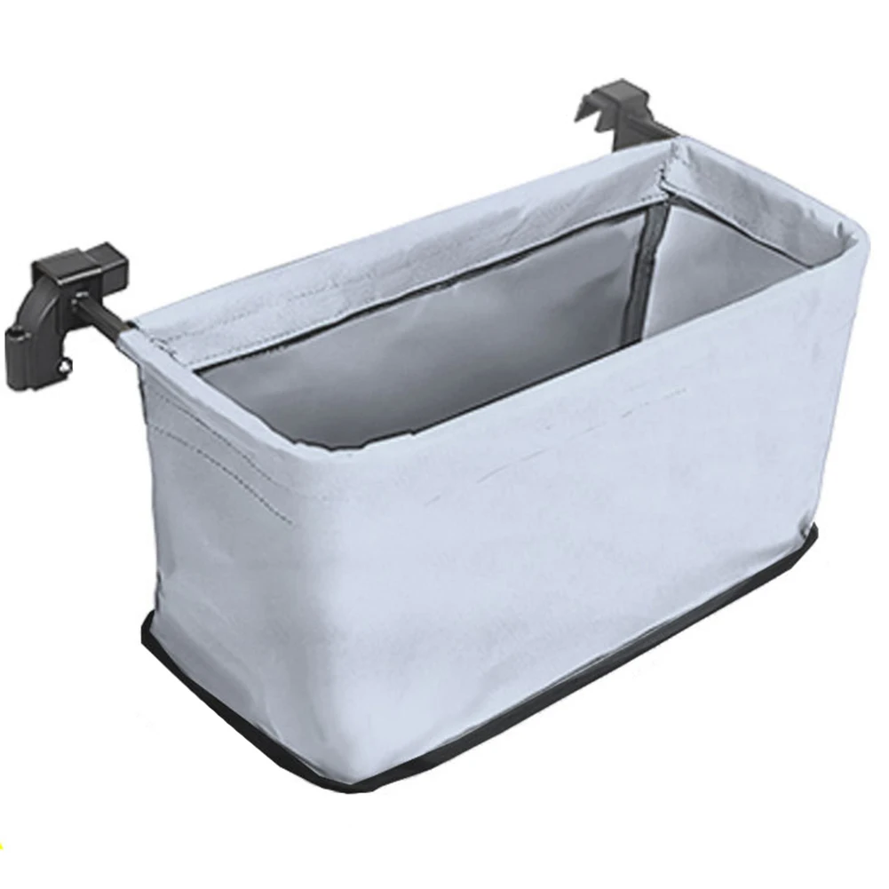 For Wagon Cart Trolley Tail Bag Trolley Rear Storage Bag Beige Oxford Cloth Material Practical 1.5cm Square Tube