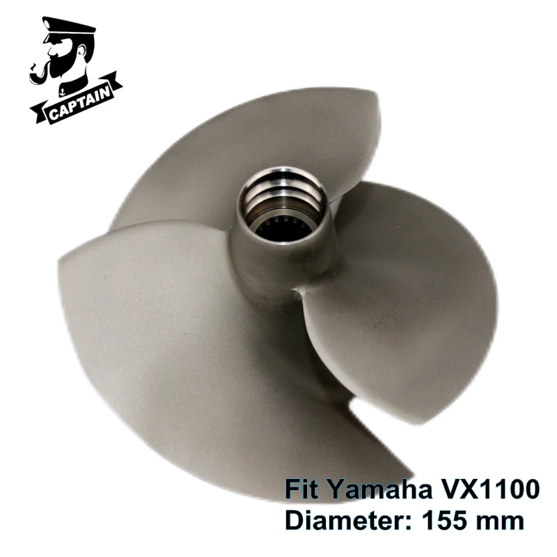 

Captain Jet Ski Impeller fit Yamaha Waverunner VX1100 VX CRUISER 2005-New 155 mm Sand Blasted 6D3-R1321-00 Jet Ski accessories