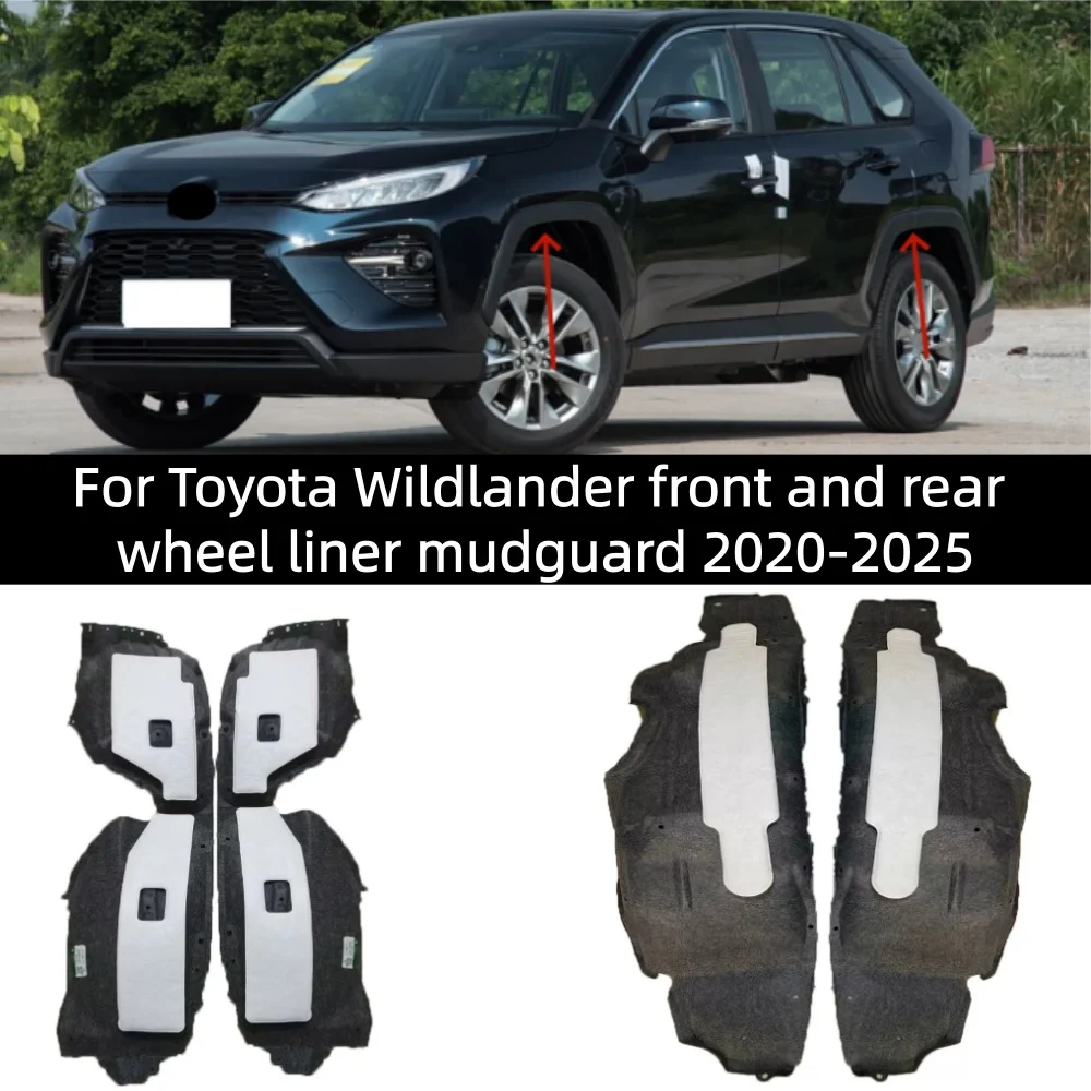 

For Toyota Wildlander front and rear wheel liner mudguard 2020-2025