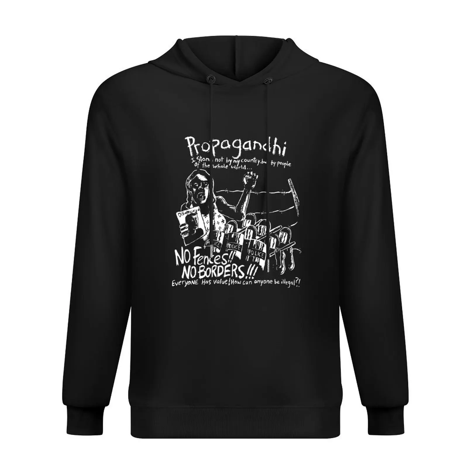 PROPAGANDHI BAND هوديي معطف رجالي ملابس للرجال الملابس الكورية الرجال ارتداء رجل هوديي