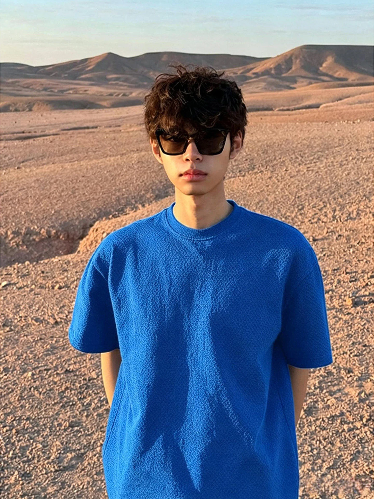 Cleanfit Textured Dragon Scale Short Sleeve Men's T-Shirt Breathable Small Collar Cool Feeling American Style Half Sleeve
