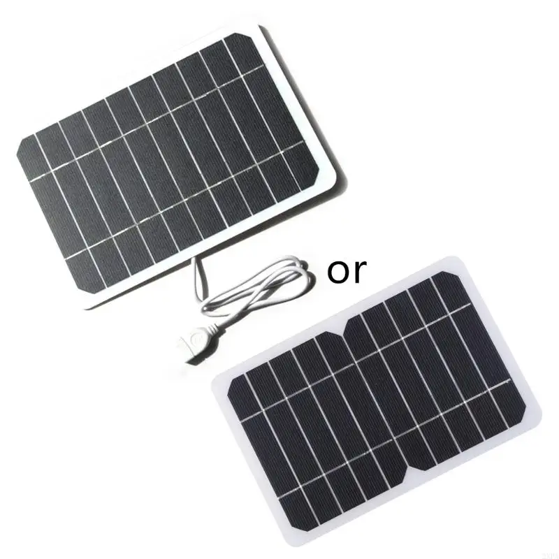 

2XPA Flexible Anti Corrosion Power 5V Solar Panel Camping Charging Battery