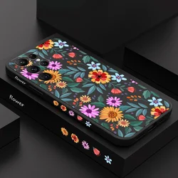 Showy Flowers Phone Case For Samsung Galaxy S25 S24 S23 S22 S21 S20 Ultra Plus FE Note 20 ultra 10 9 Plus Cover