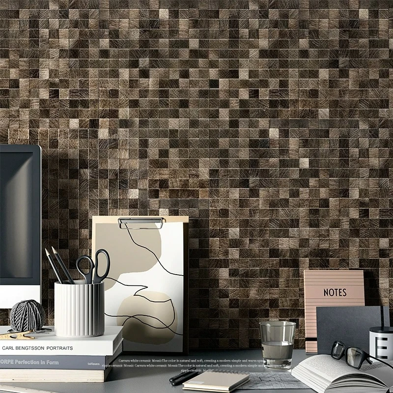 3D Self‑adhesive Tile Wallpaper  Waterproof Moisture‑proof Mildew‑resistant Wall Sticker for Wall Renovation Background Decor
