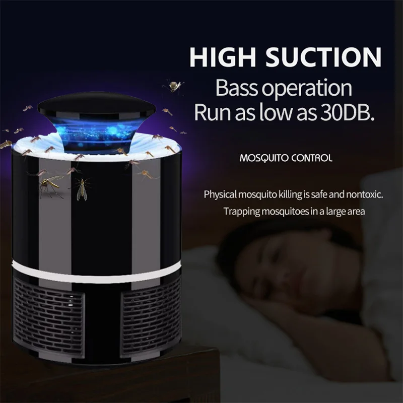 

Summer insect-killing electronic mini LED night light mosquito killer lamp, sound USB indoor mosquito killer lamp