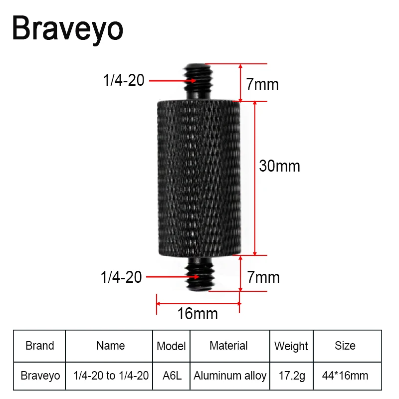 Tornillo de conversión de fotografía extendido de 1/4 a 1/4, 3/8, 5/8-27, trípode, cabeza de bola, soporte para micrófono, adaptador de montaje, tornillo de liberación rápida