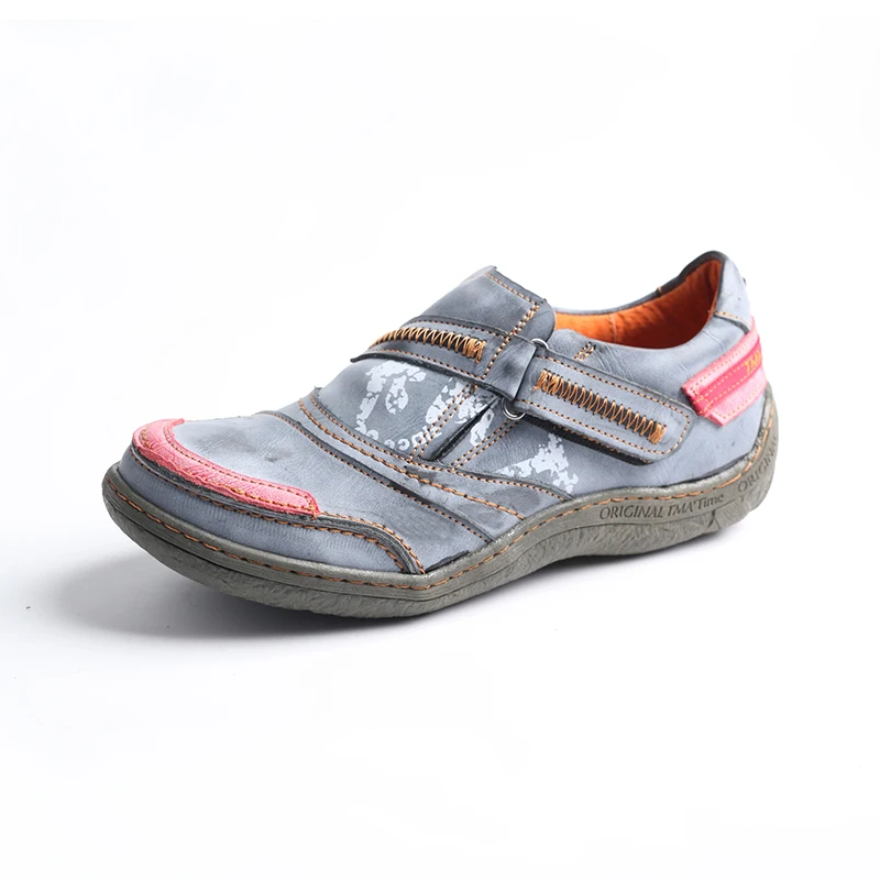 Vintage Casual Flat Shoes Comfortable Slip On Loafers