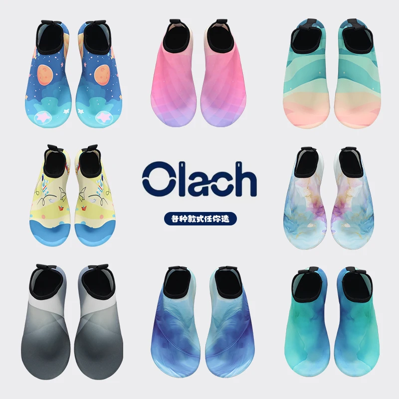 

Beach shoes beach socks swimming diving snorkeling non-slip men's and women's soft soles quick-drying seaside wading shoes