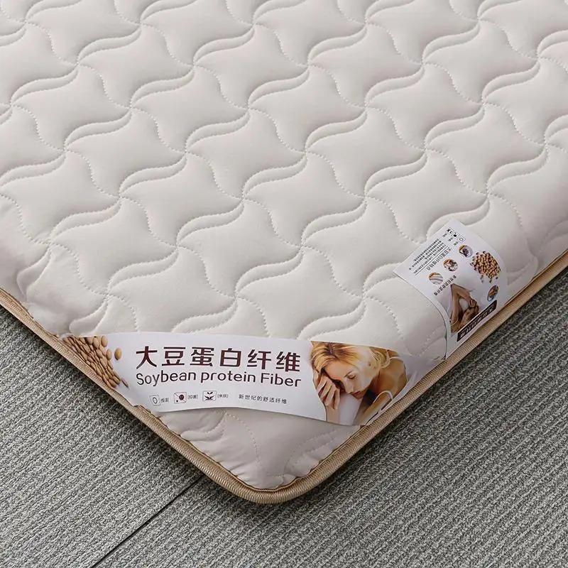 Confortável Colchão Toppers com Espuma De Memória, Respirável Almofada Antibacteriana, Colchão Dobrável, Dormir Quilt, Tatami Mats