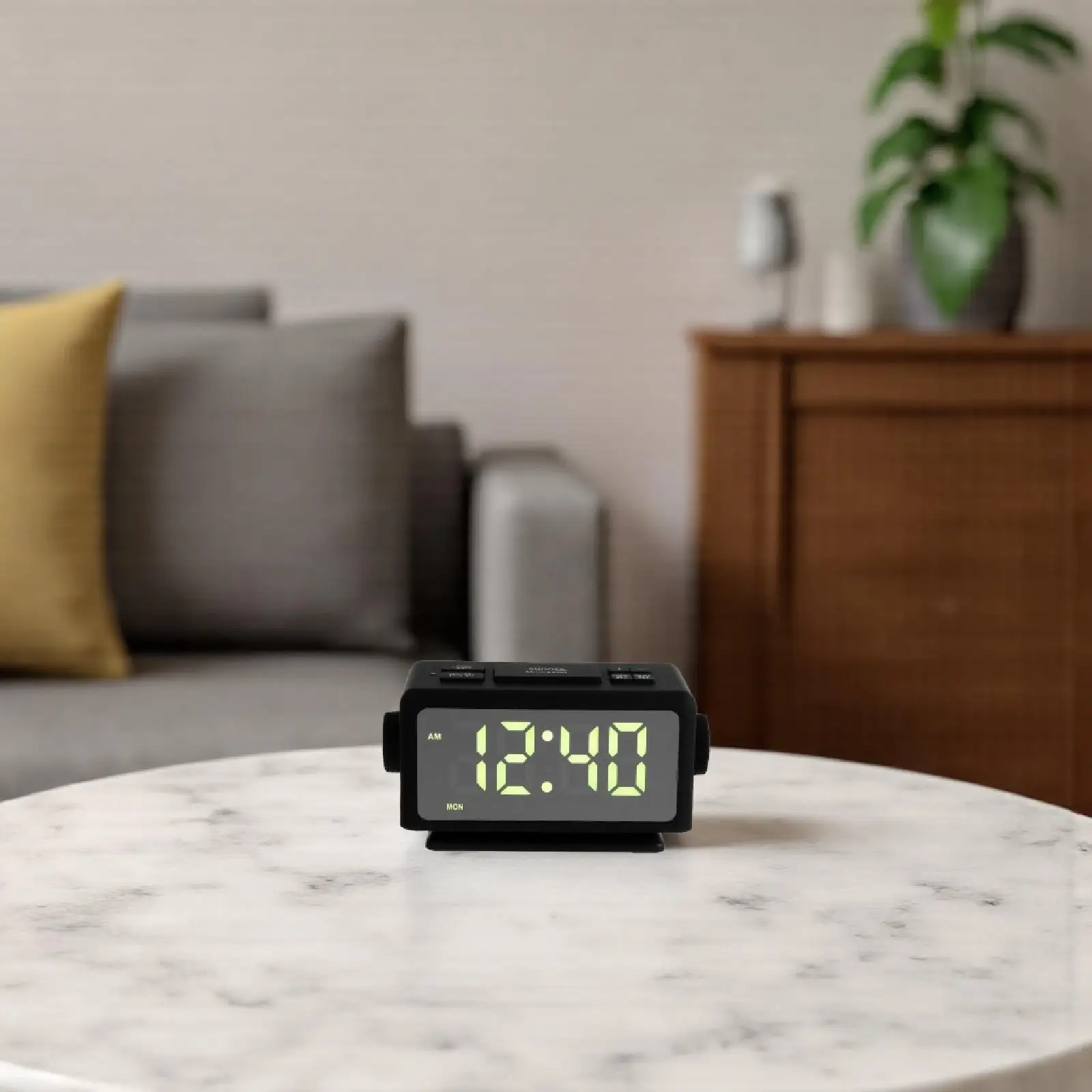 

Digital Dual Alarm Clock LED Mirror Alarm Radio Dual USB Charging Ports Clear Weekday Display Digital Clock Cool Clocks