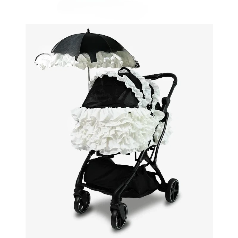 

Lightweight foldable pet trolley for dogs and cats to go out with small