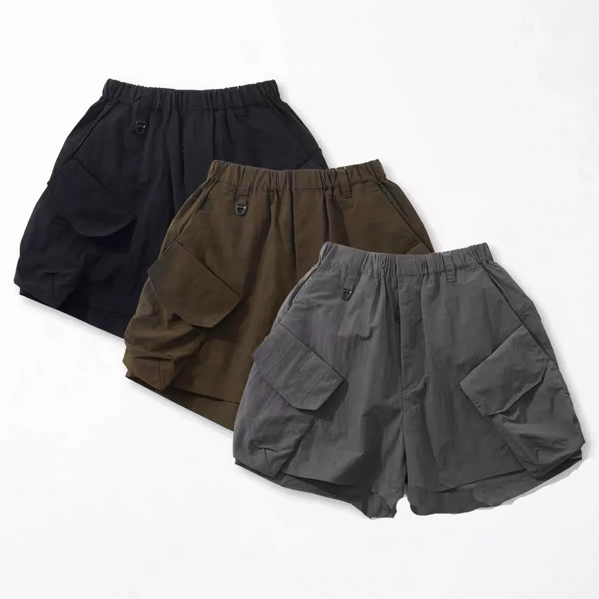 CMF functional waterproof diagonal pocket shorts casual loose outdoor five-point pants
