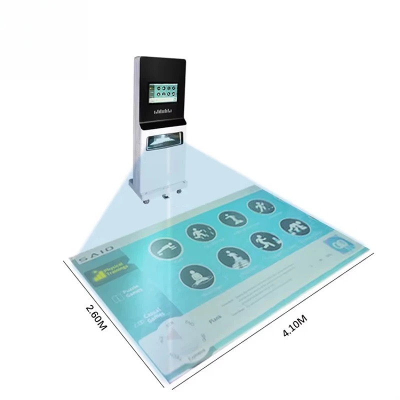 Augmented Reality Interactive Projection System All In One Mobile Interactive Floor Projection Game Machine for Playground