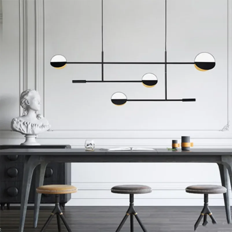 

Bolia Leaves Pendant Light Minimalist Geometri light decoration black and gold lighting Living Room home kitchen island Light