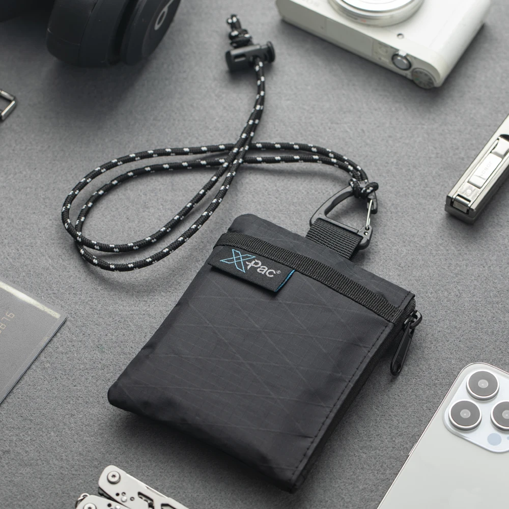 키 카드 이어폰 및 현금 보관에 적합한 여행용 남성과 여성을 위한 미니 EDC 목 지갑 동전 지갑