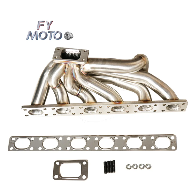 สําหรับ BMW 3 มม.หลอดหนา T3 E30 E34 24V M50 M52 S50 S52 M ประสิทธิภาพ Turbo Manifold