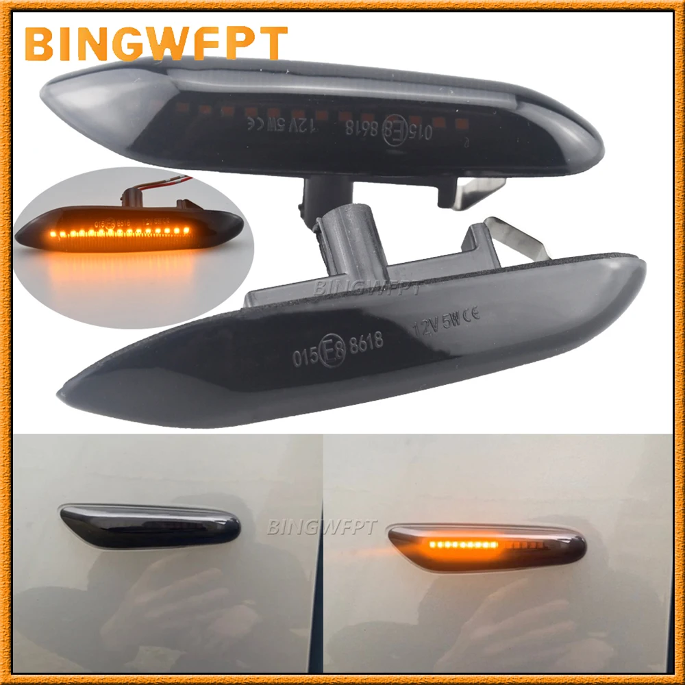 

2pcs for BMW X3 E83 2004-2010 E82 E81 E88 E90 E91 E92 E93 E60 E61 Error Free Led Side Marker Turn Signal Light Blinker lamp